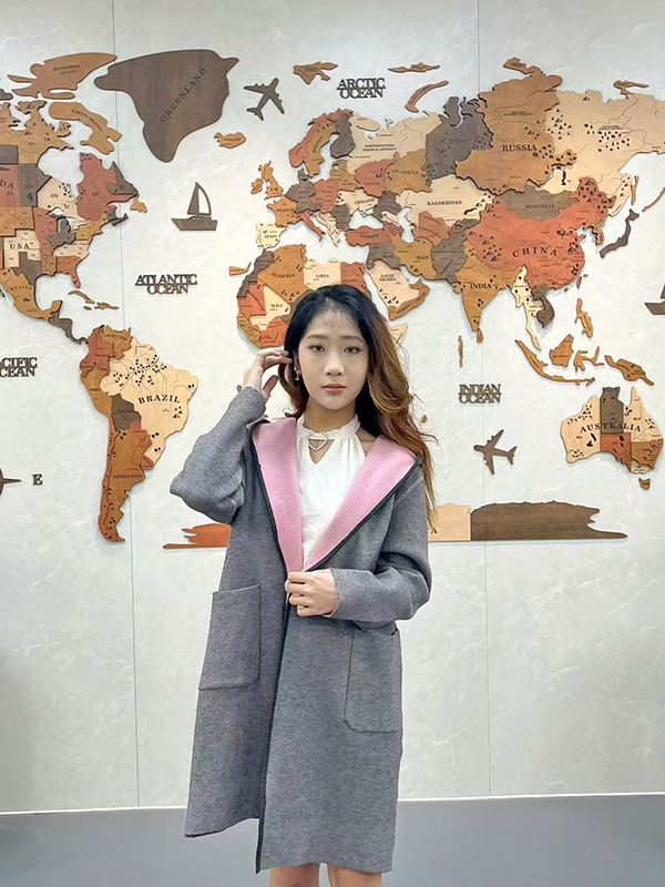 Korean A-side wool coat