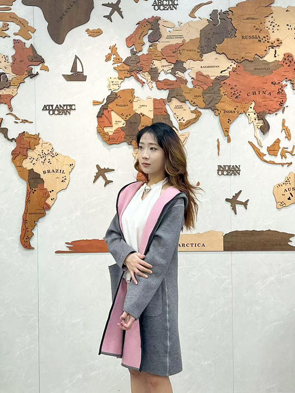 Two-color double-sided coat